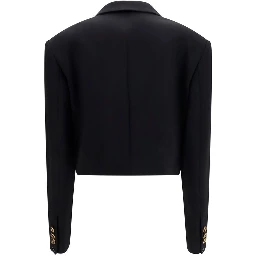 Black Wool Oves Aries Blazer