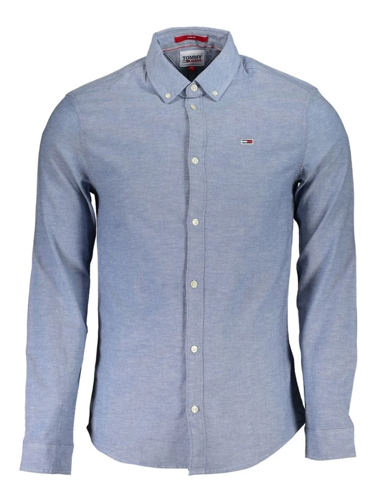 Blue Cotton Men's Shirt