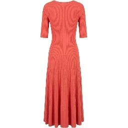 Red Cotton Women Dress