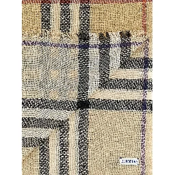 Beige Wool Foulard