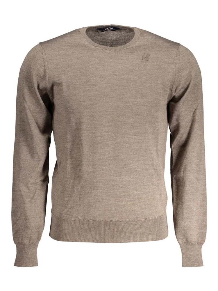 Brown Wool Men's Sweater