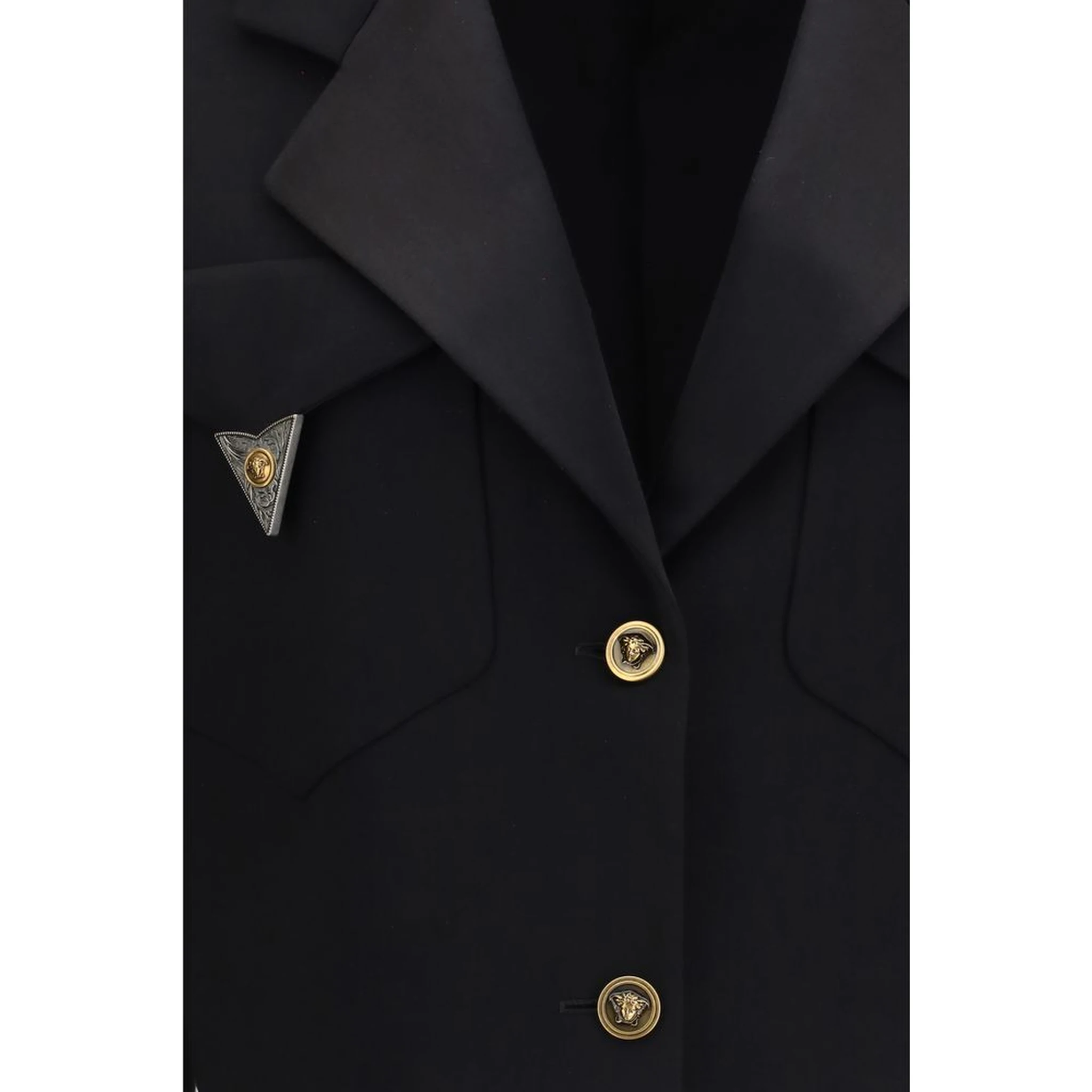 Black Wool Oves Aries Blazer