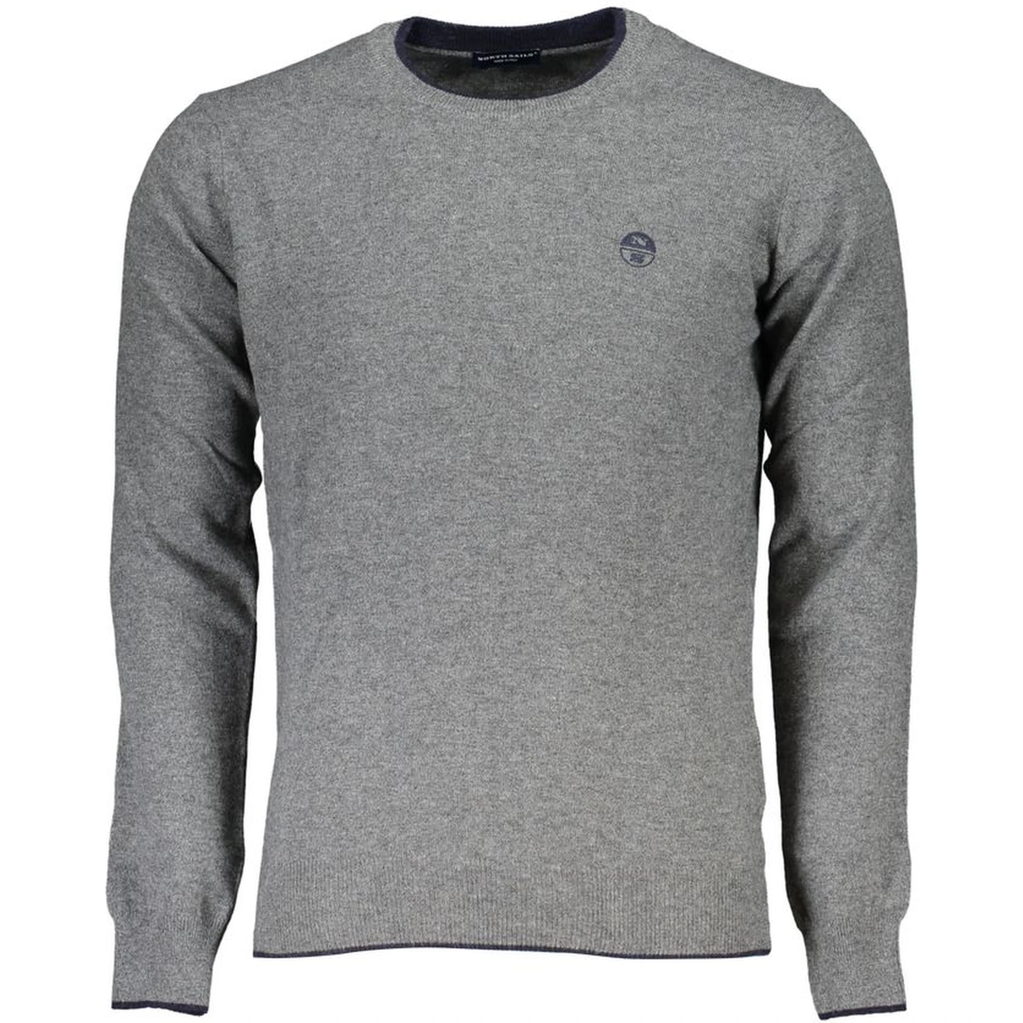 Gray Fabric Men's Sweater