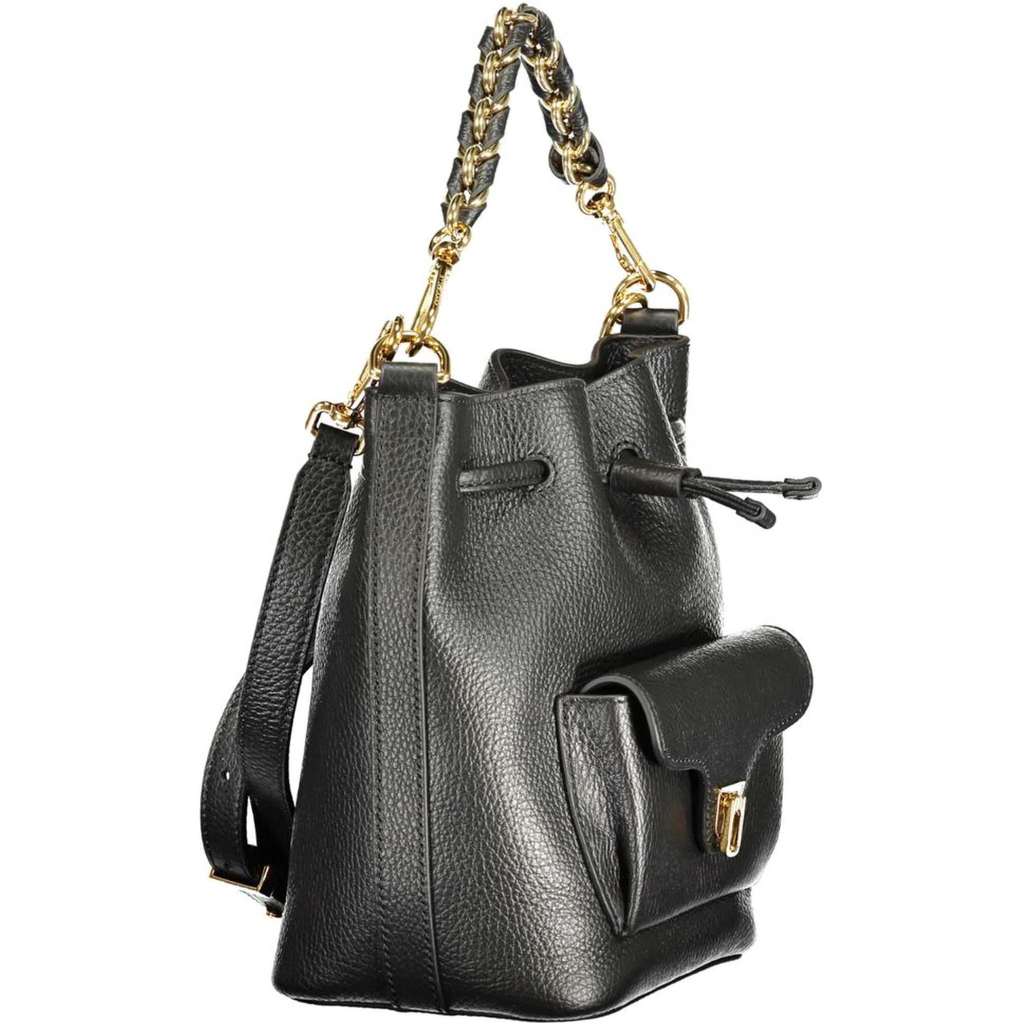 Black Leather Womens Bag