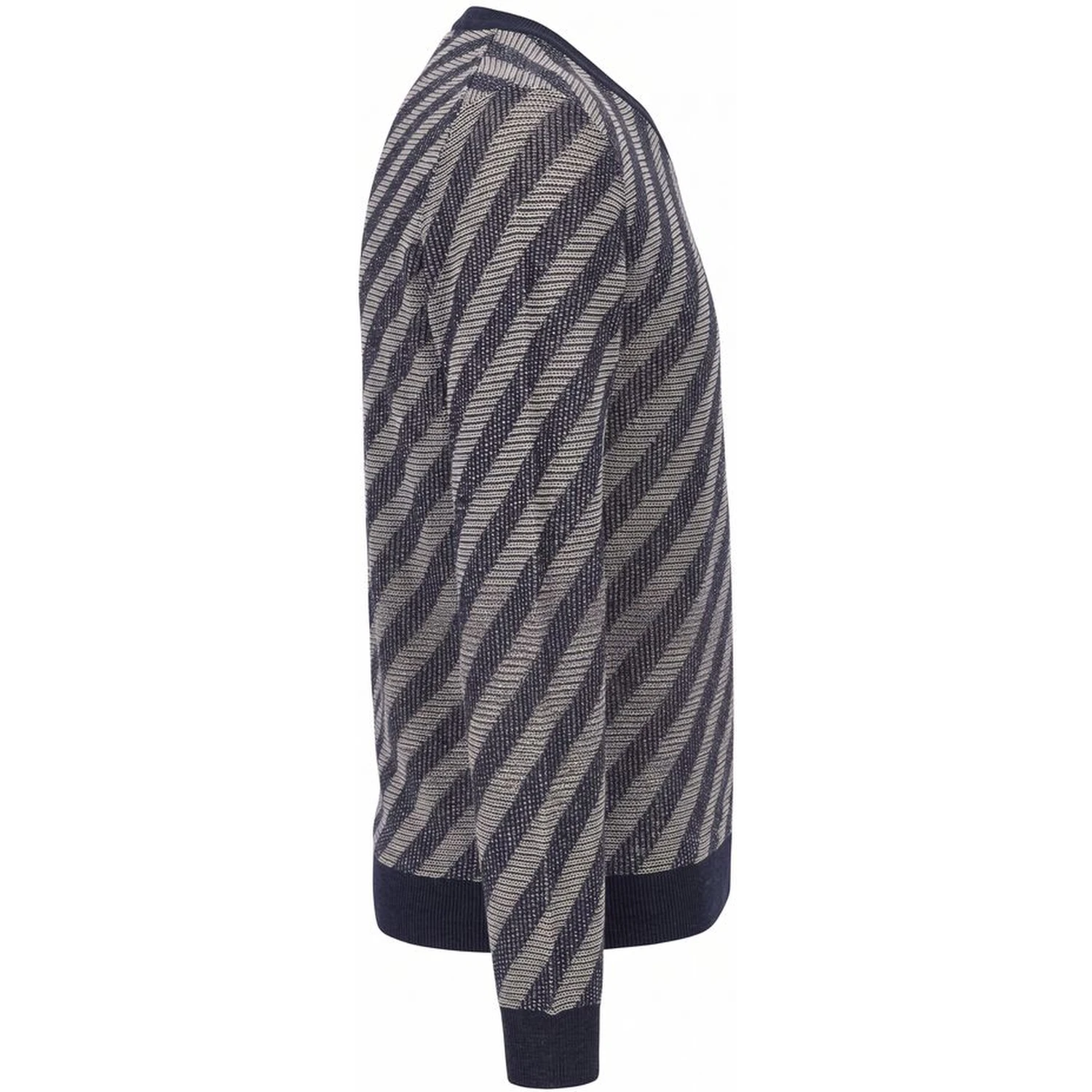Blue Linen Men Sweater