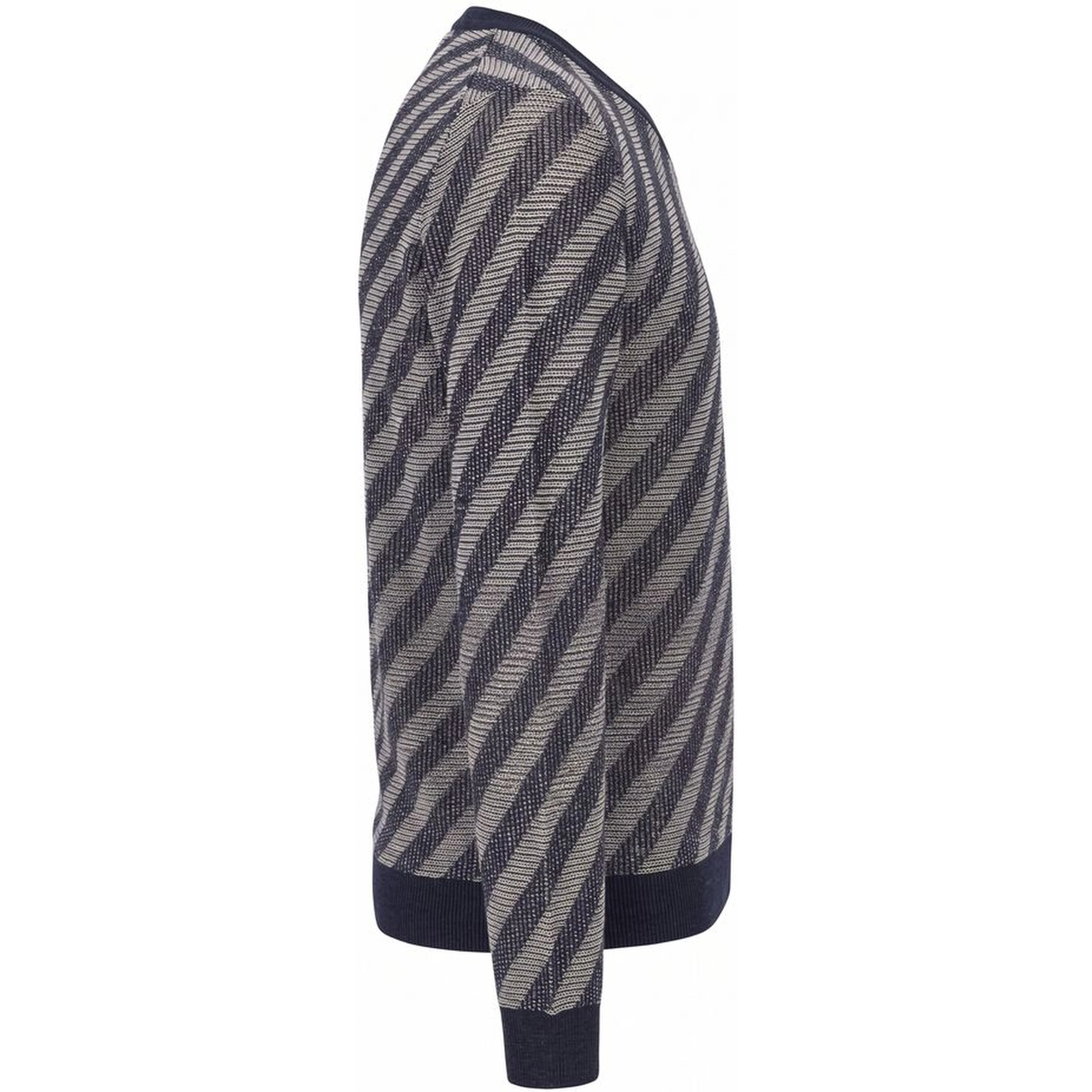 Blue Linen Men Sweater