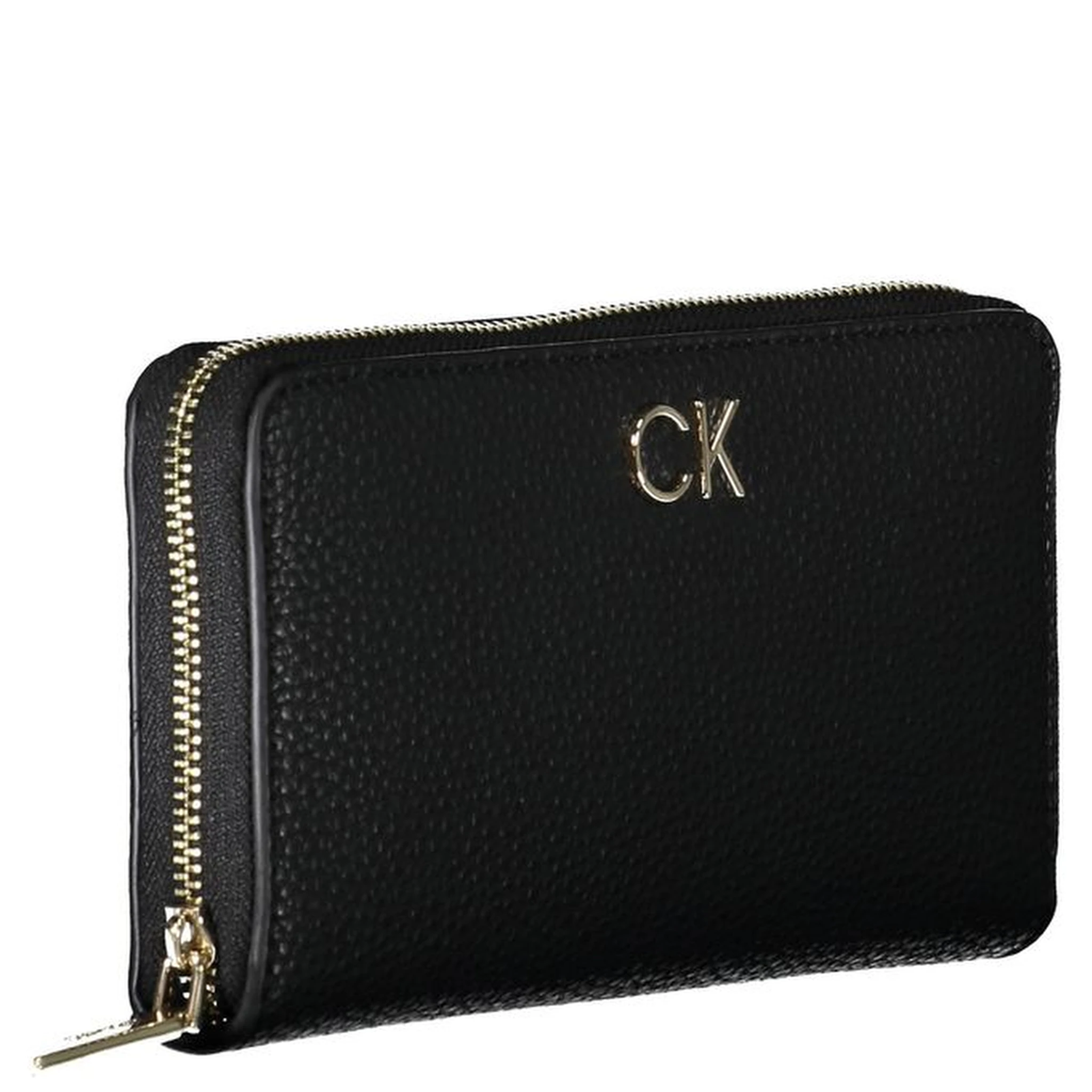 Black Polyester Womens Wallet