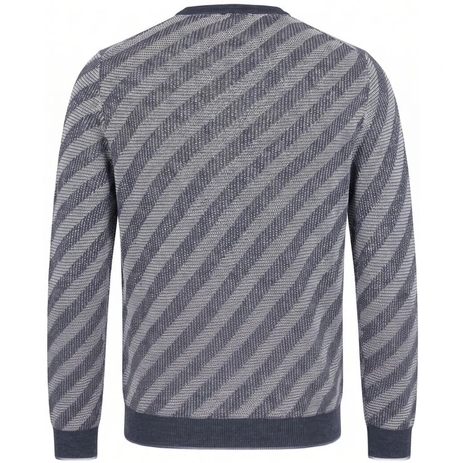 Blue Linen Men Sweater