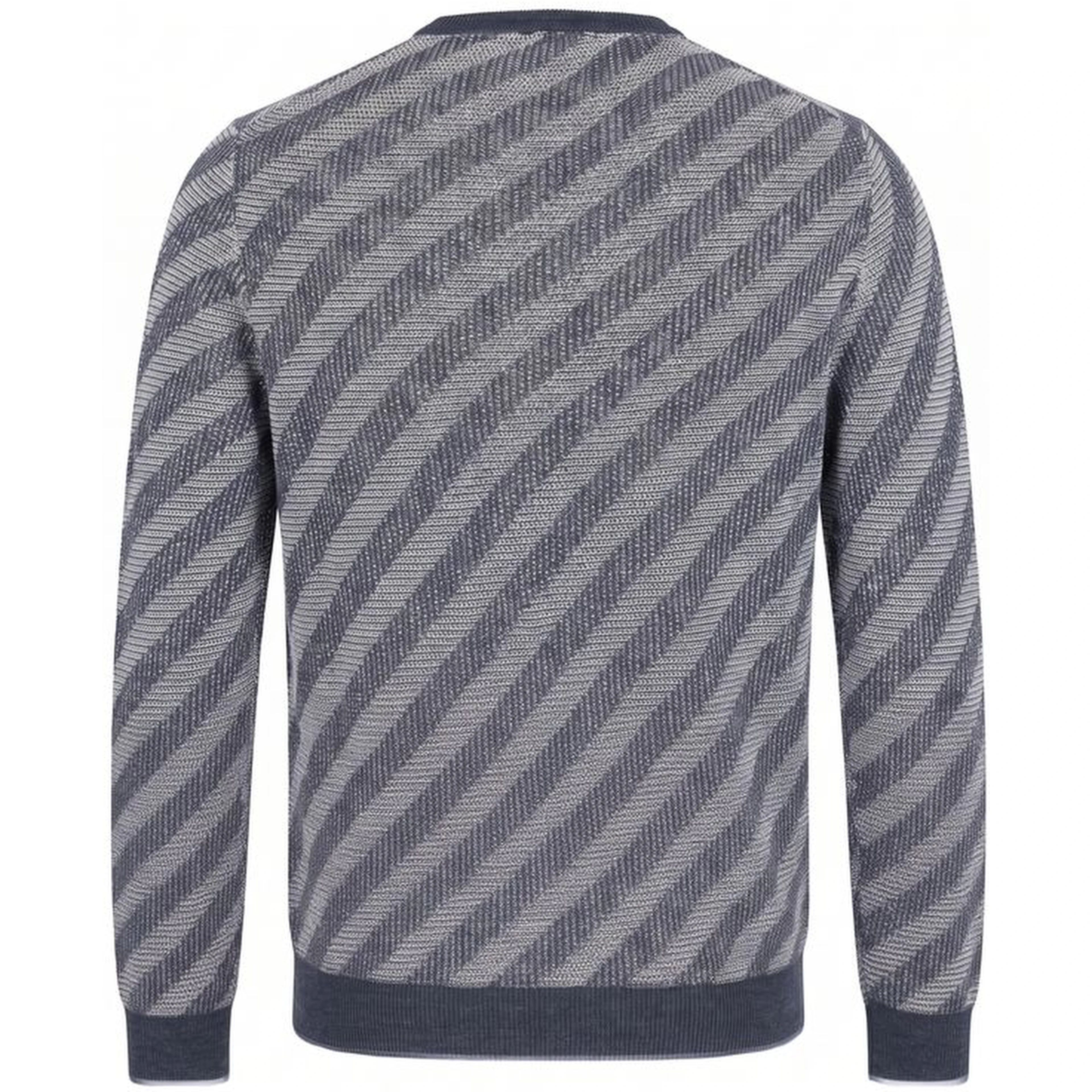 Blue Linen Men Sweater