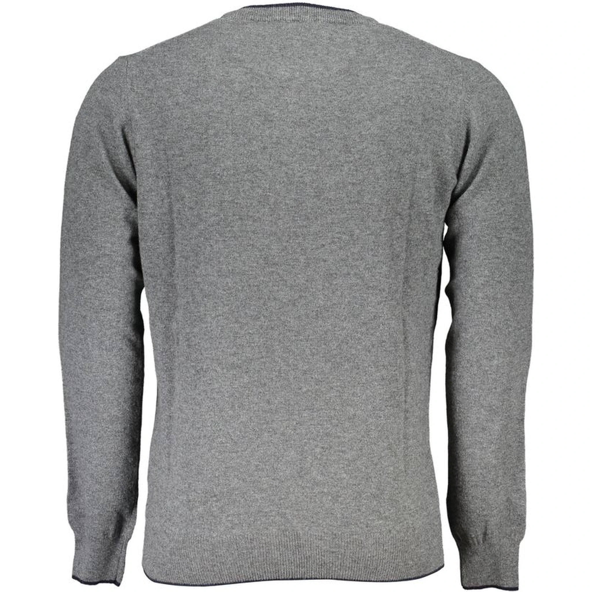 Gray Fabric Men's Sweater