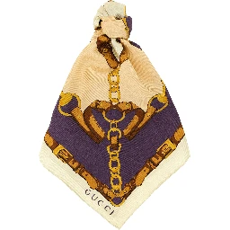 Beige Silk Scarf