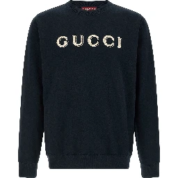 Blue Cotton Sweatshirt