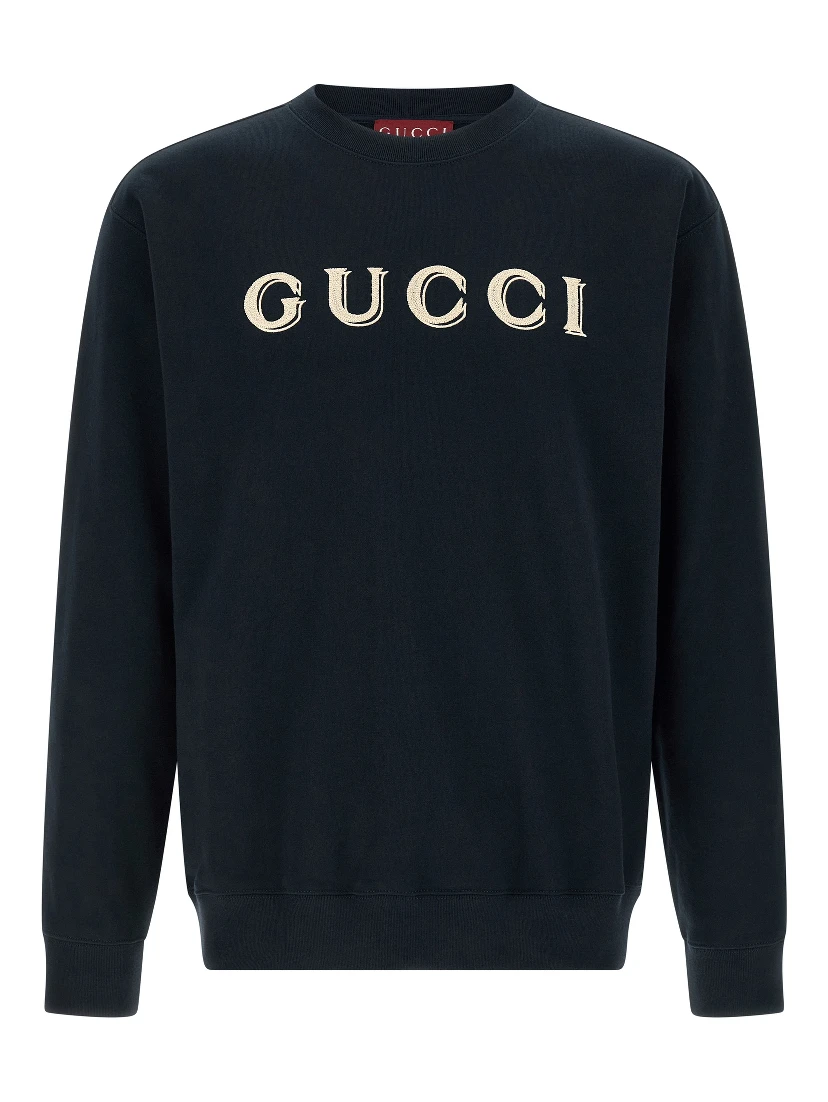 Blue Cotton Sweatshirt