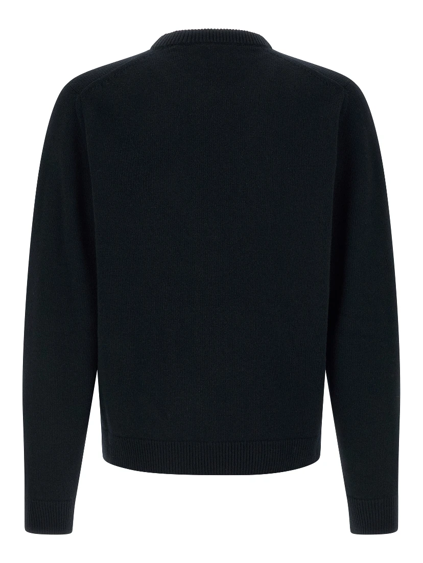Blue Wool Cardigan