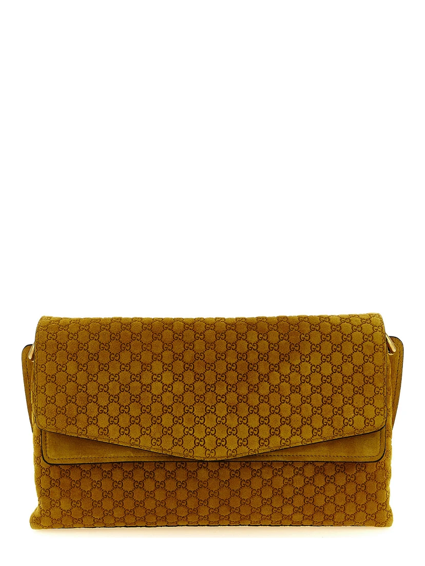 Bicolor Calfskin Shoulder Bag