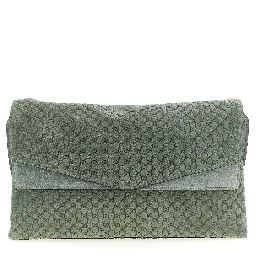 Bicolor Calfskin Shoulder Bag
