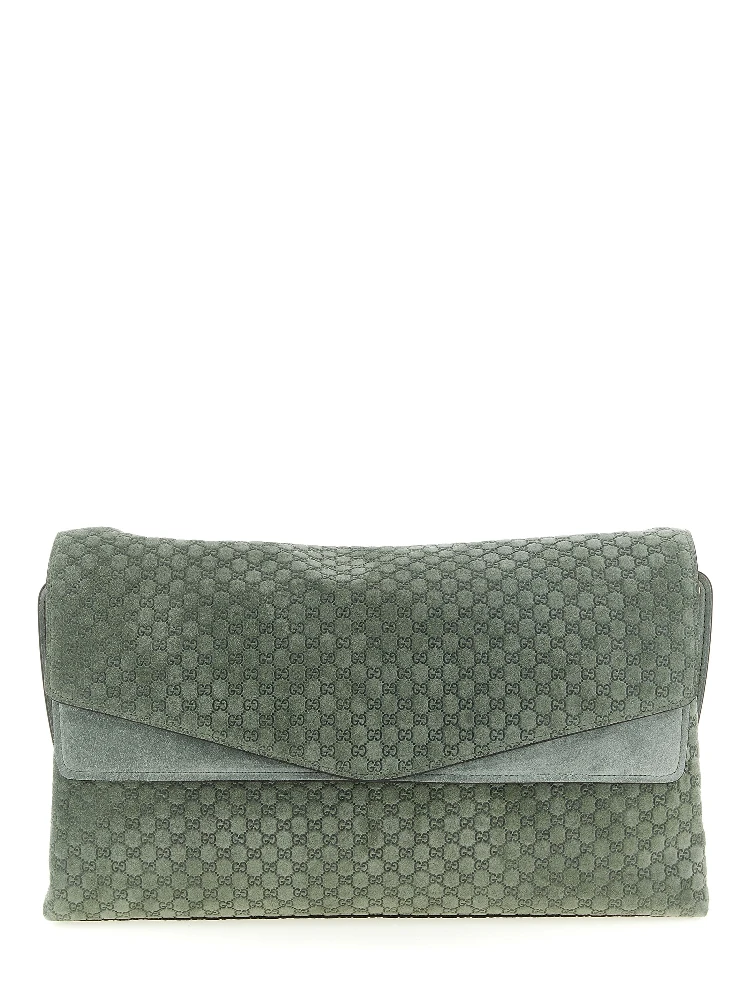 Bicolor Calfskin Shoulder Bag