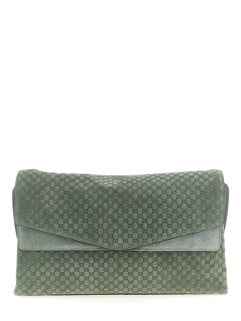 Bicolor Calfskin Shoulder Bag