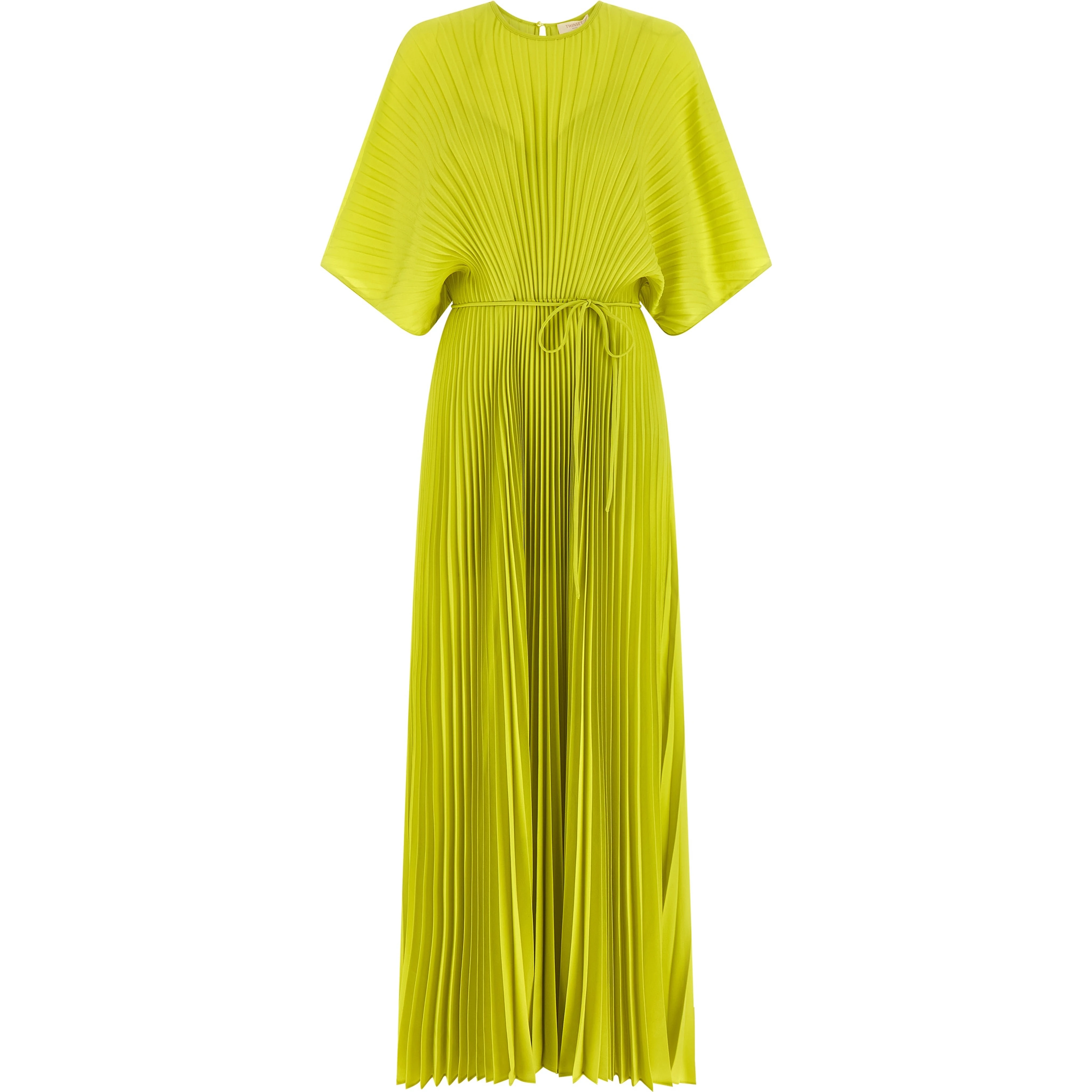 Bicolor Polyester Long Dress