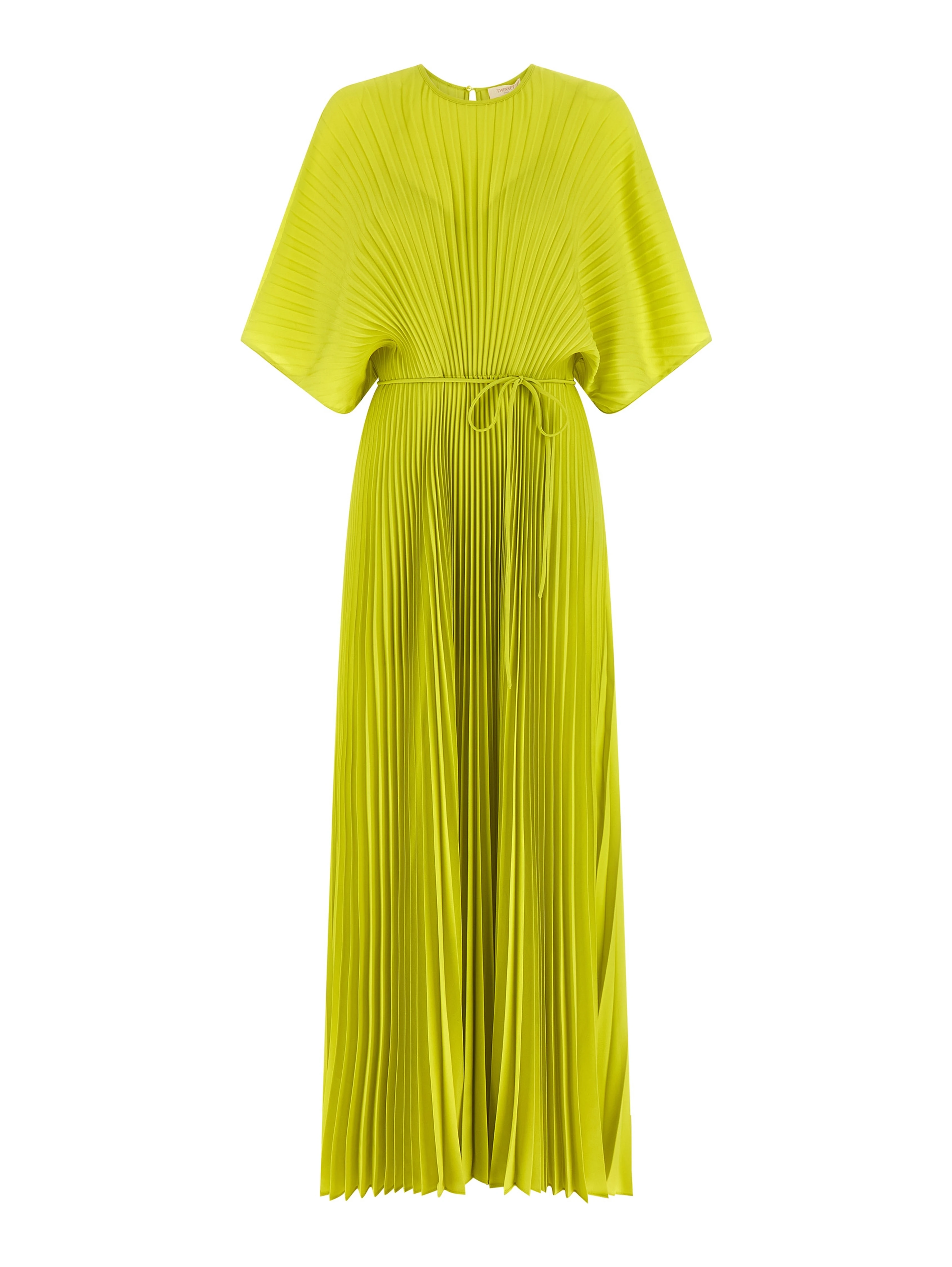 Bicolor Polyester Long Dress