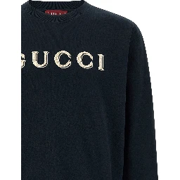 Blue Cotton Sweatshirt