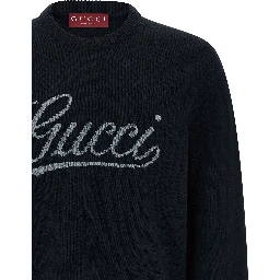 Blue Wool Cardigan