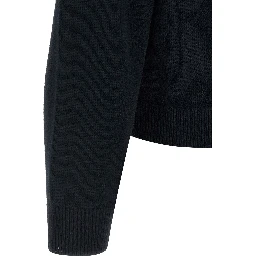 Blue Wool Cardigan