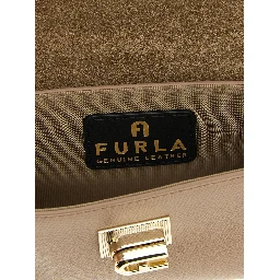 Beige Calfskin Crossbody Bag