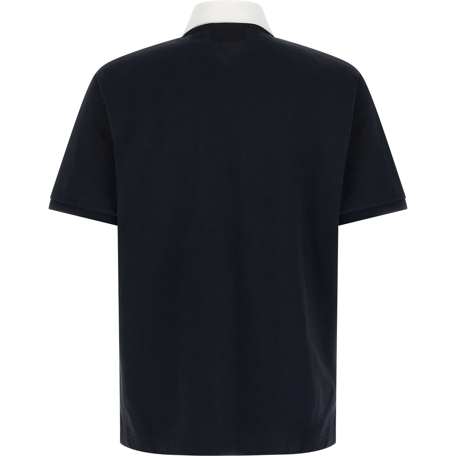 Blue Cotton Polo Shirt