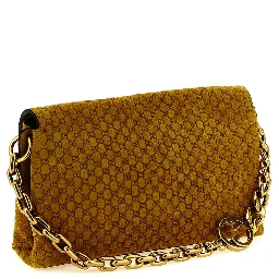 Bicolor Calfskin Shoulder Bag