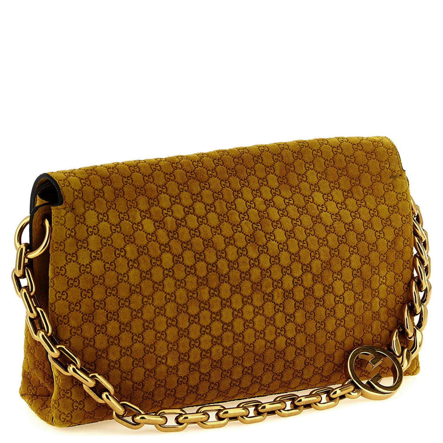 Bicolor Calfskin Shoulder Bag