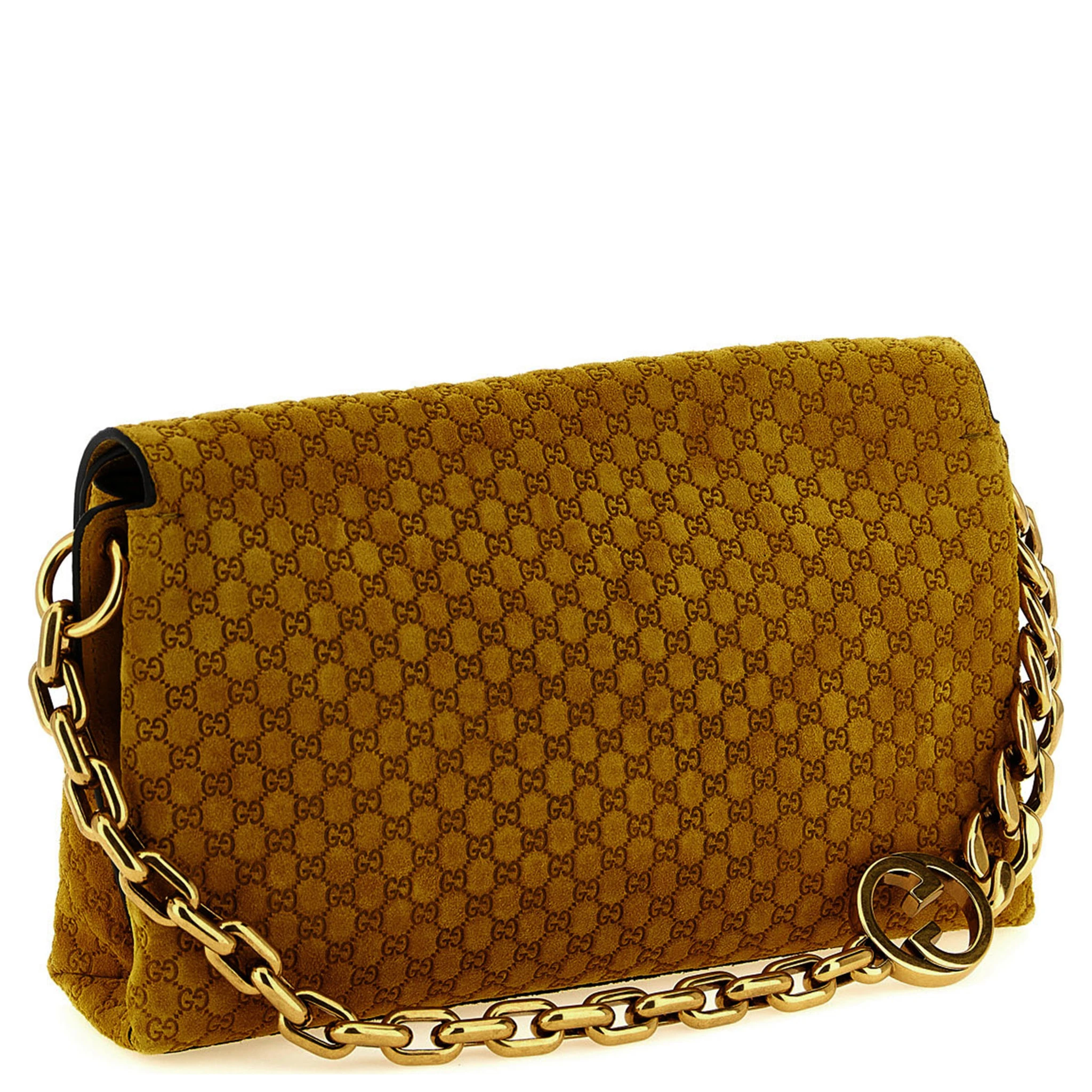 Bicolor Calfskin Shoulder Bag