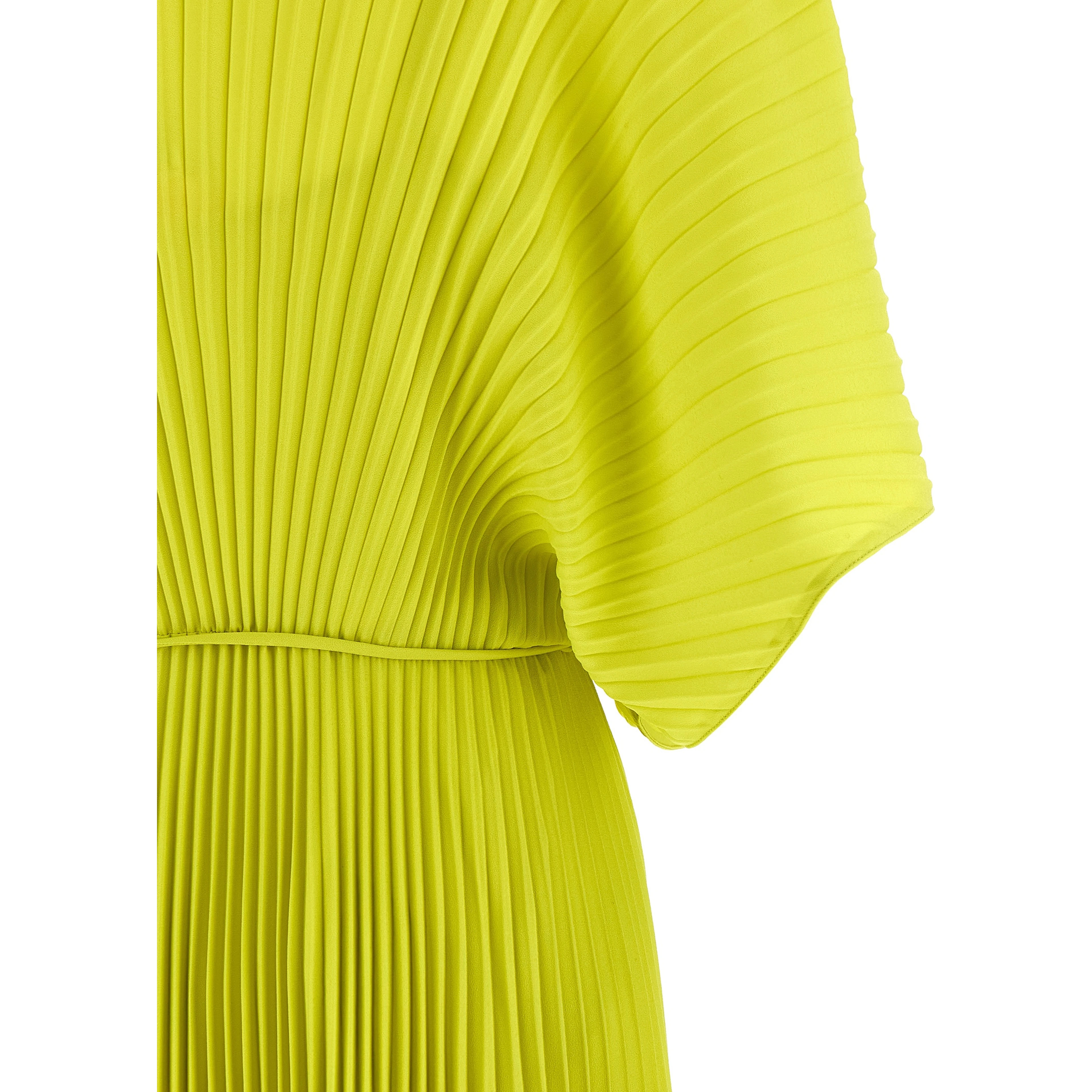 Bicolor Polyester Long Dress
