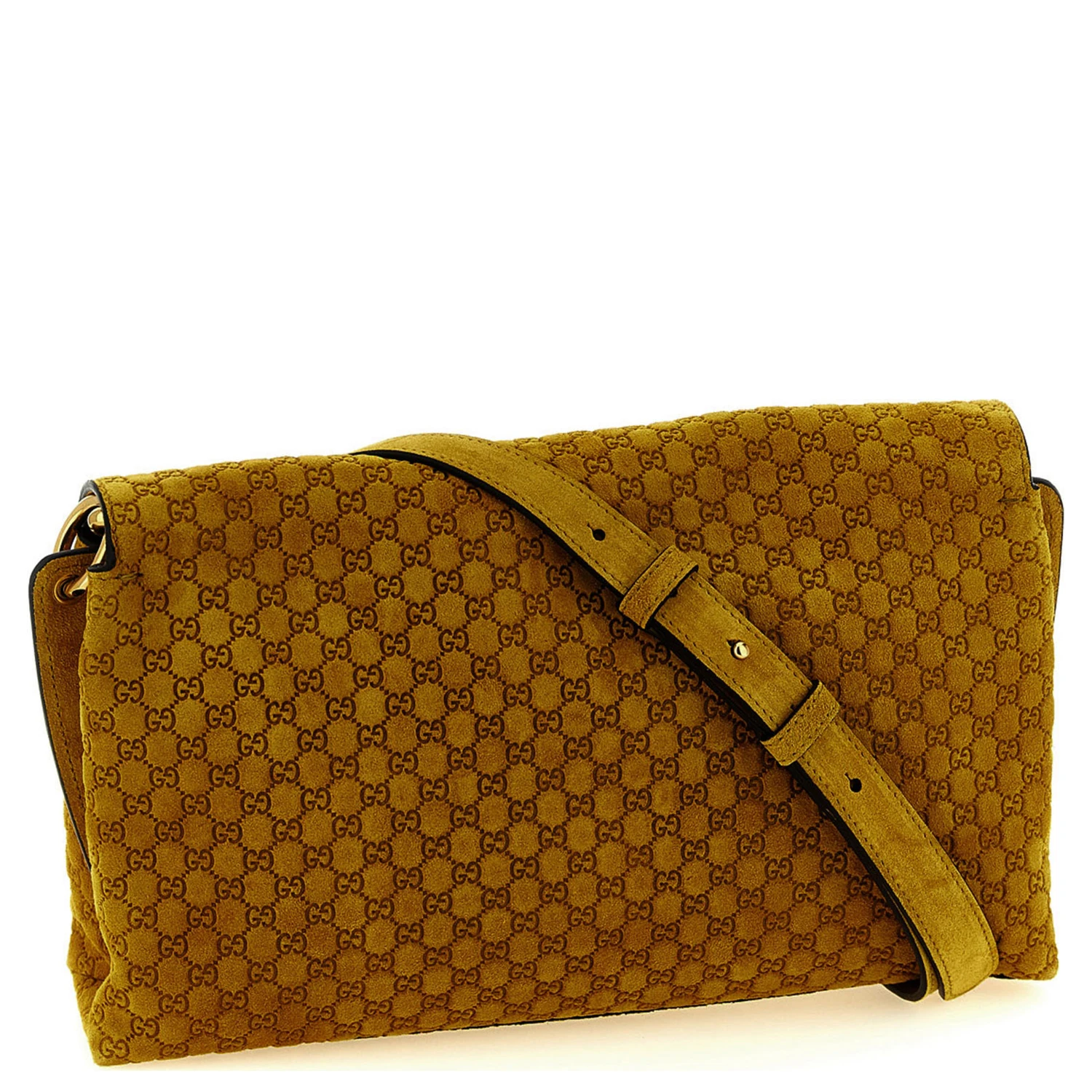 Bicolor Calfskin Shoulder Bag