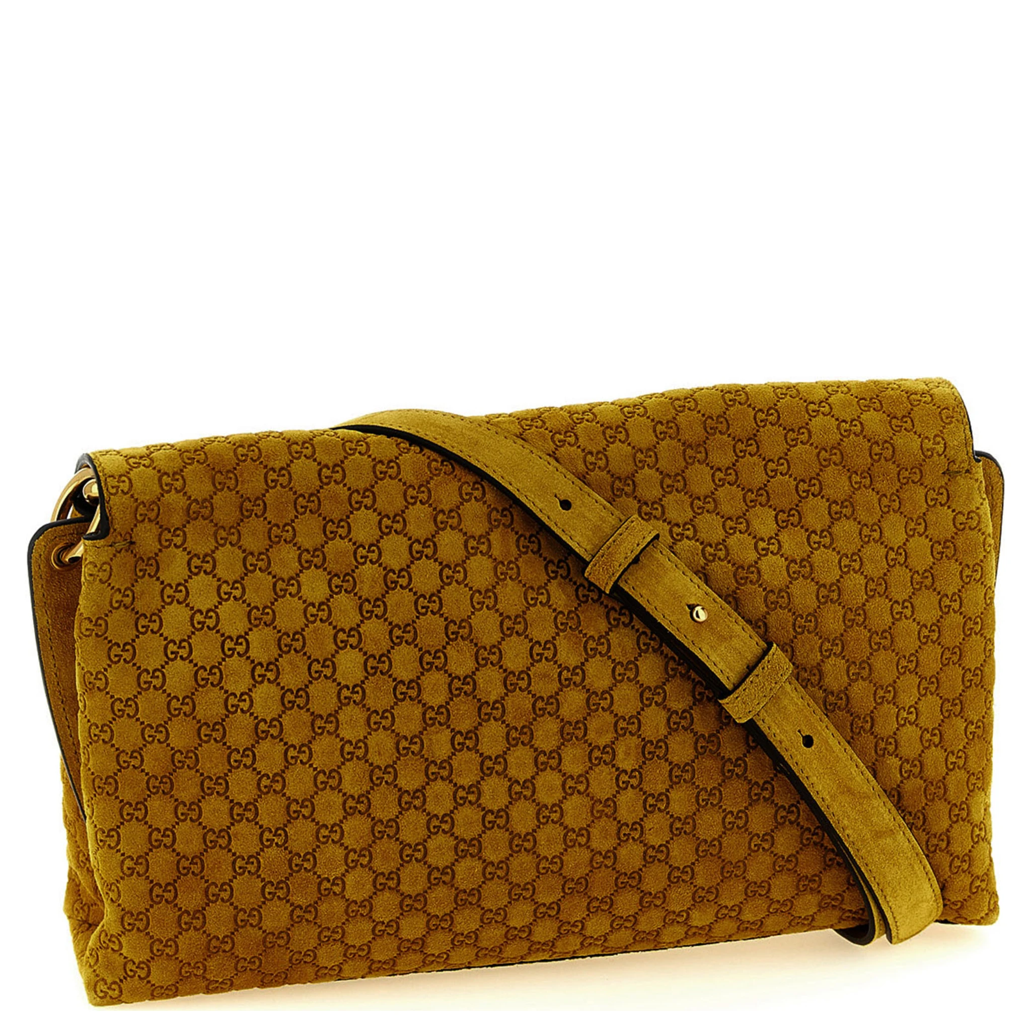 Bicolor Calfskin Shoulder Bag