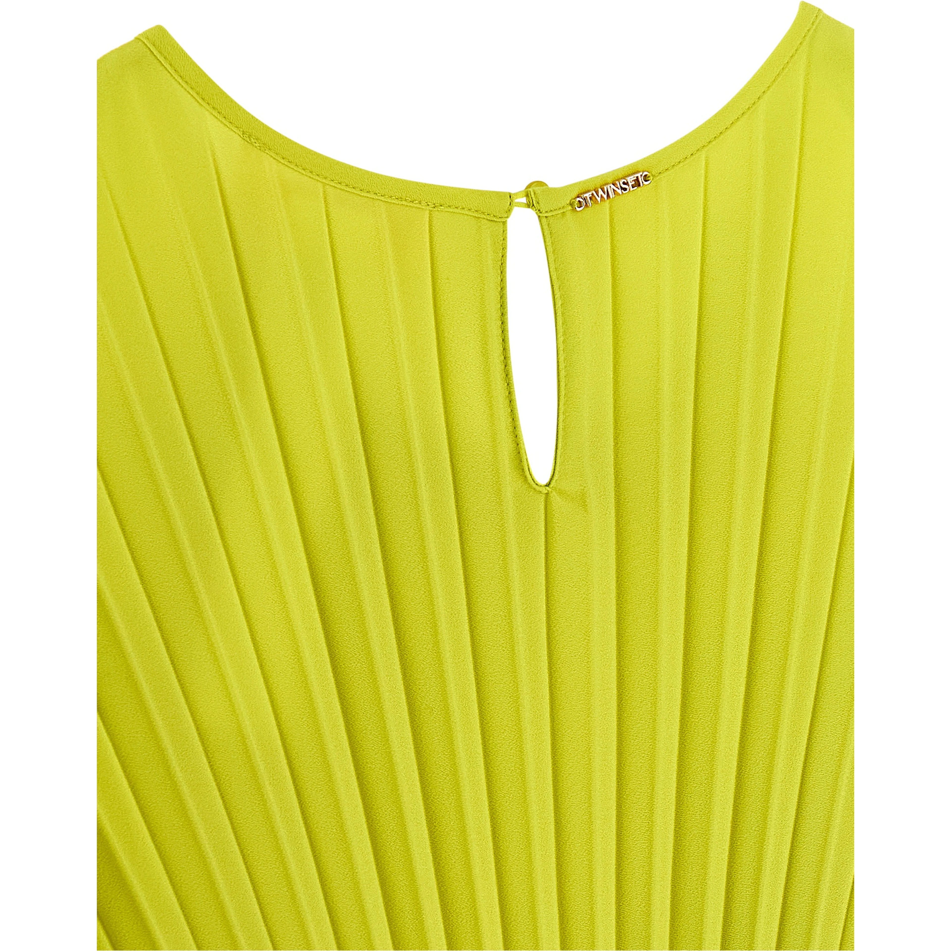 Bicolor Polyester Long Dress