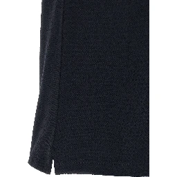 Blue Cotton Polo Shirt