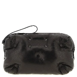 Black Lambskin Crossbody Bag
