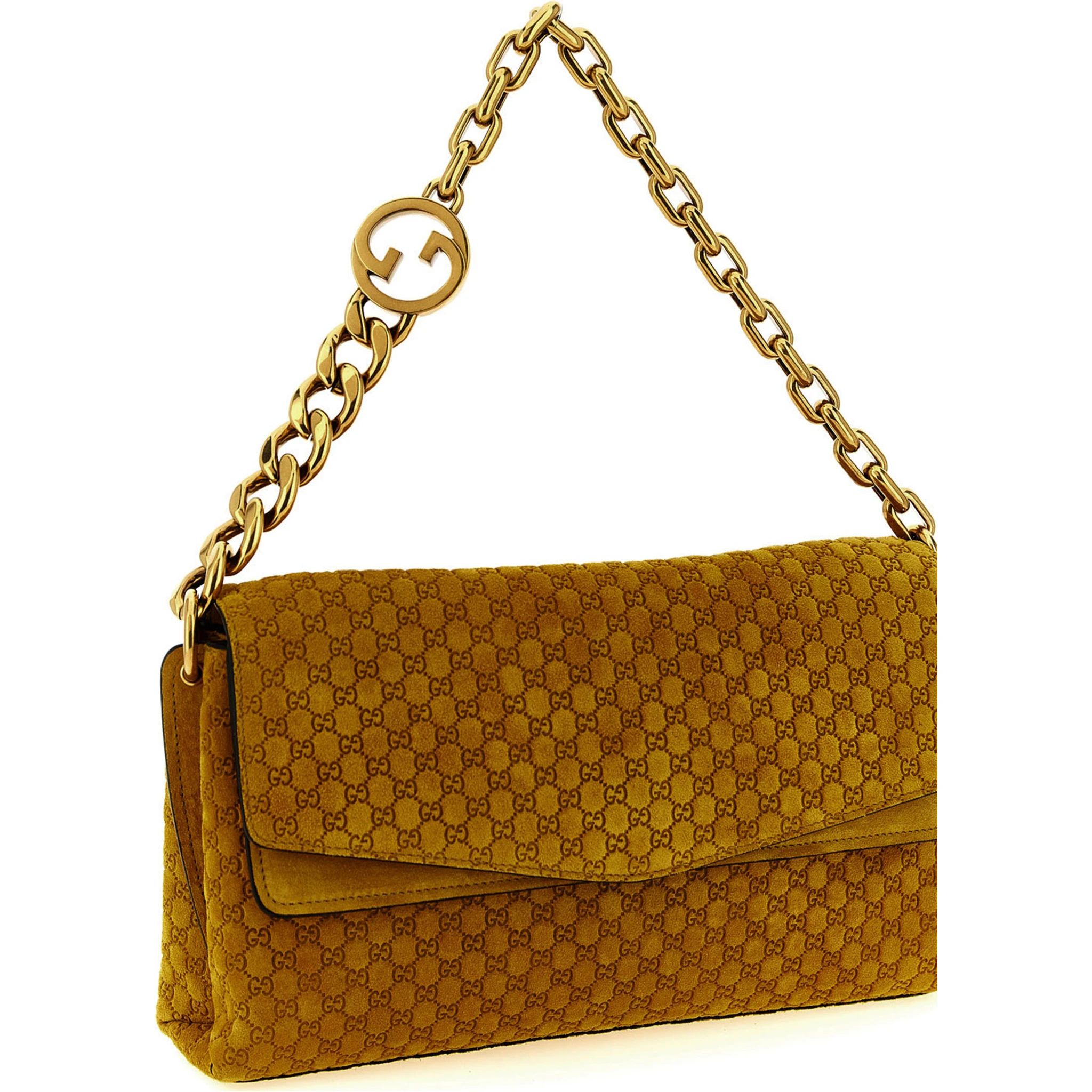 Bicolor Calfskin Shoulder Bag
