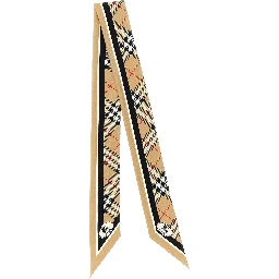 Beige Satin Foulard