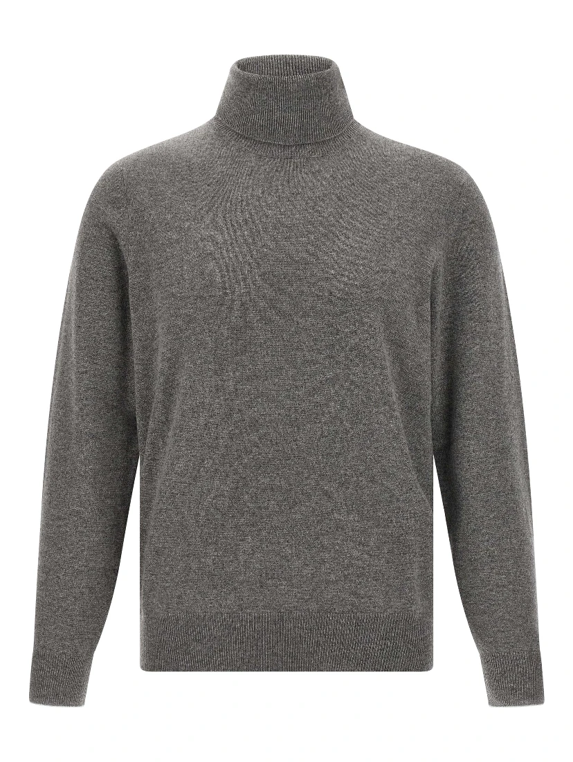 Gray Cashmere Cardigan