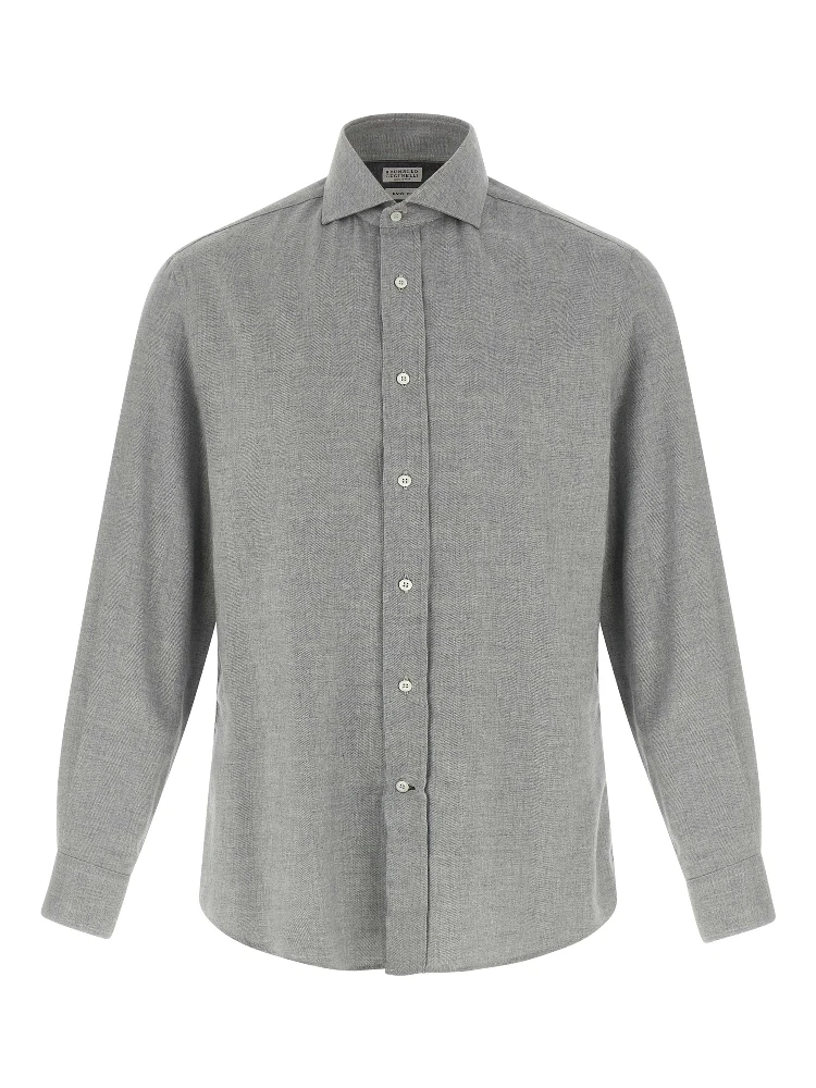 Gray Cotton Blouse
