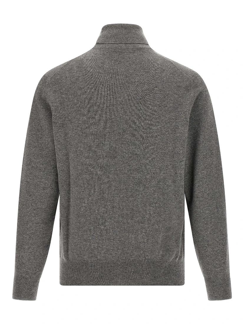 Gray Cashmere Cardigan