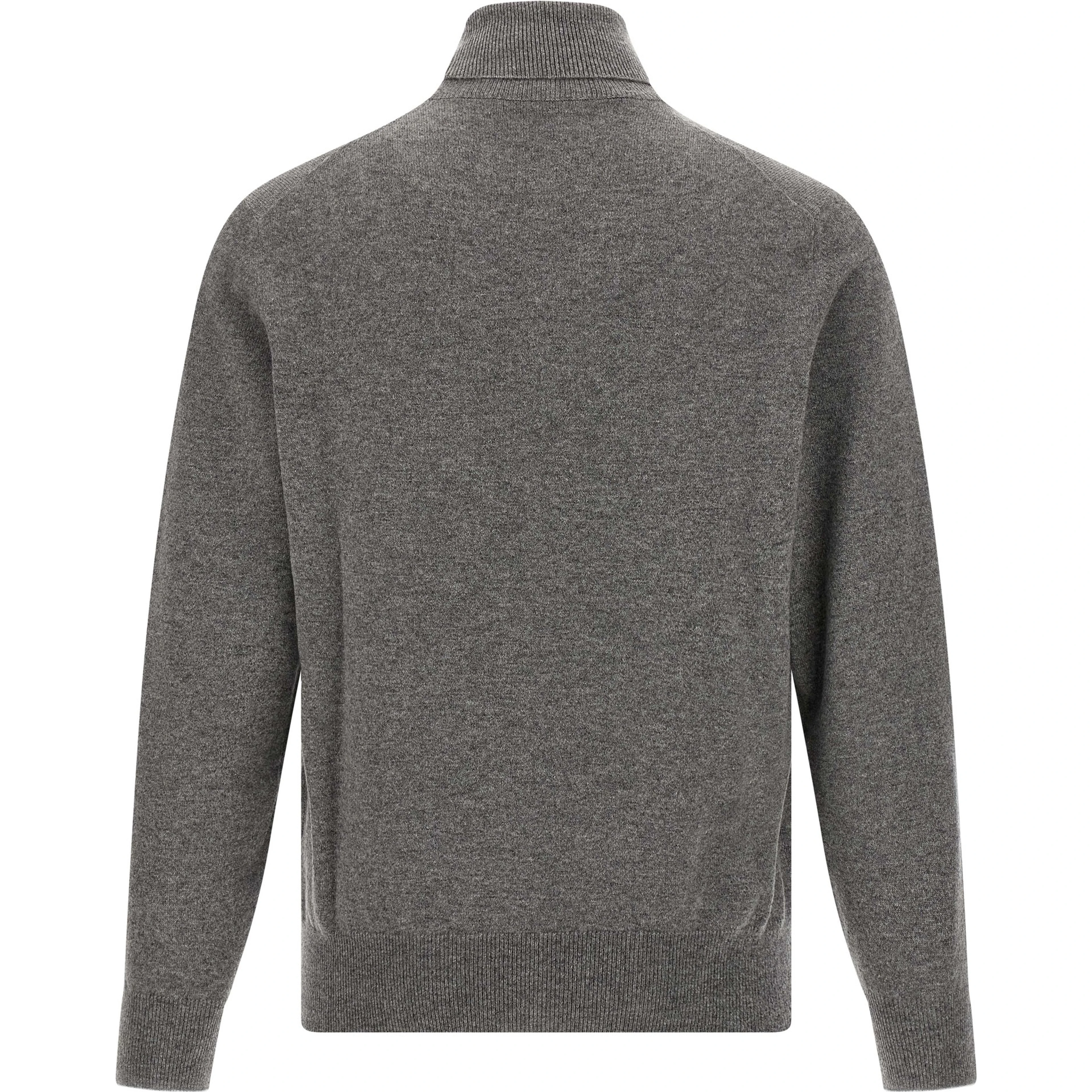 Gray Cashmere Cardigan