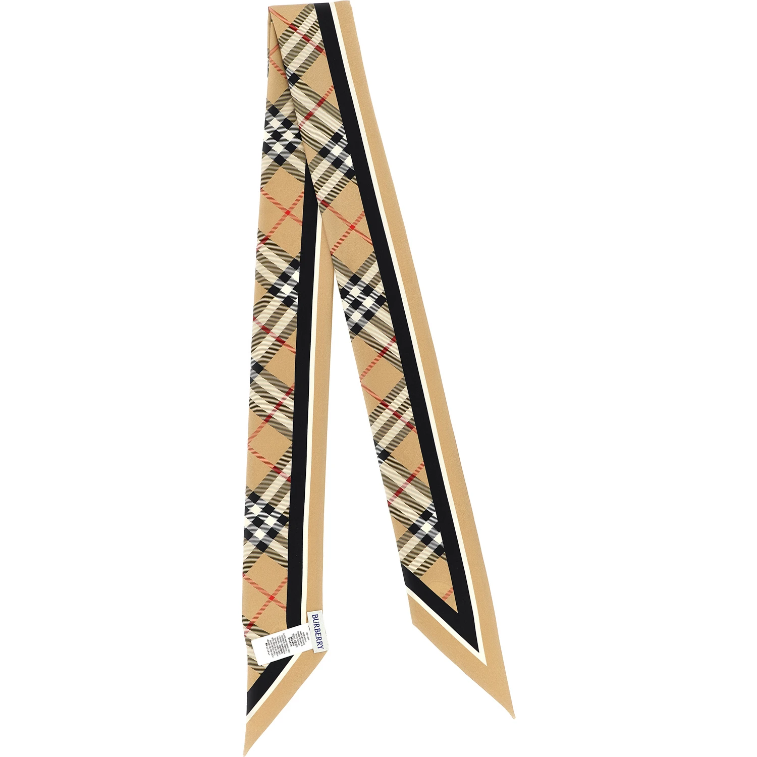 Beige Satin Foulard