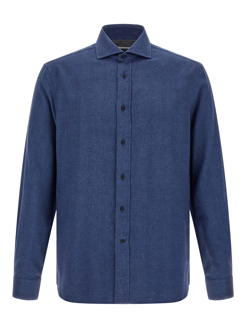 Blue Cotton Blouse
