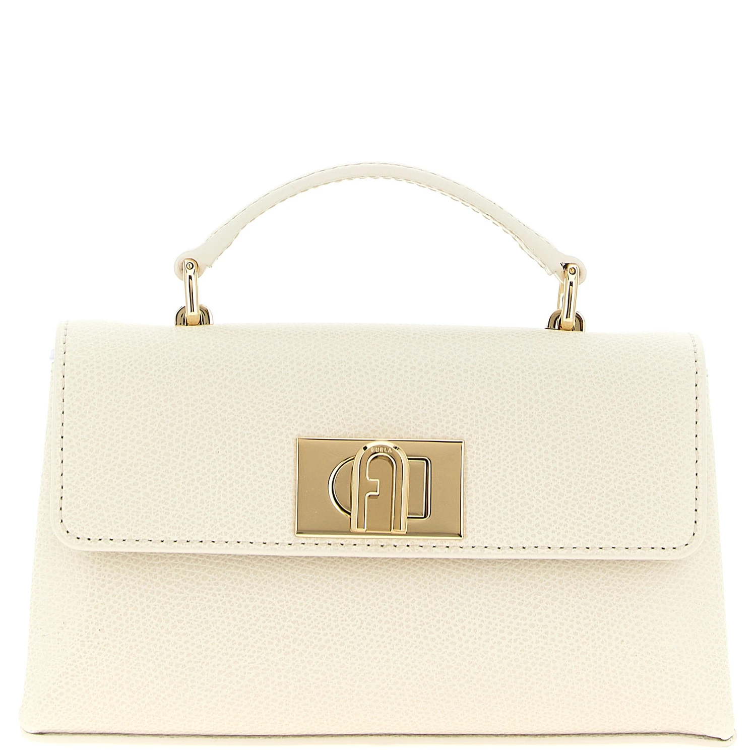 White Leather Crossbody Bag