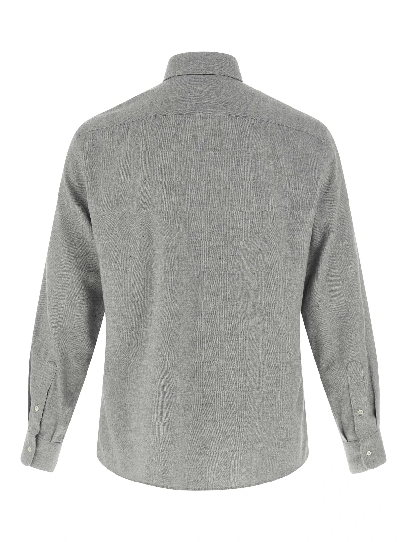 Gray Cotton Blouse