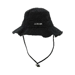 Black Cotton Bucket Hat