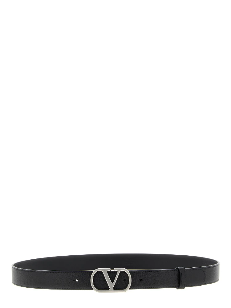 Black Calfskin Regular Belt